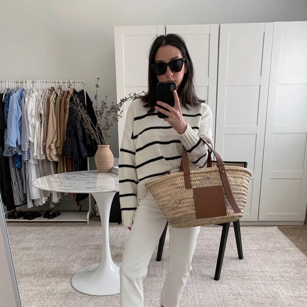 JENNI KAYNE Striped Knit Sweater in